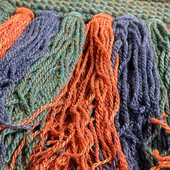 NWT Loro Piana Cashmere Scarf Sciapra Darlington Multicolored Stripe Knit - Picture 6 of 9